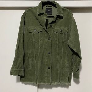 Zara Corduroy Shirt Jacket